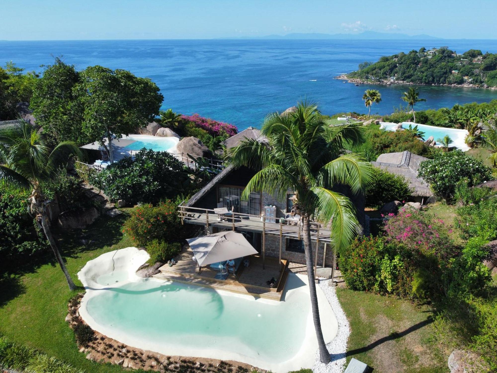 Chateau De Feuilles & Spa - Praslin Island Baie Sainte Anne Exterior foto